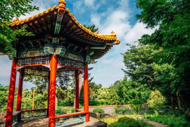 Seobok Park Çin tarzı geleneksel bahçe Jeju Adası, Kore