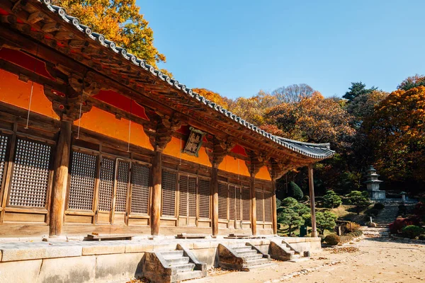 Herbst Des Buseoksa Tempels Yeongju Korea — Stockfoto