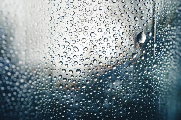 ガラス屋根の水滴の背景水の背景 — ストック写真