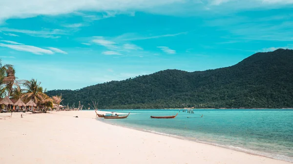 Koh Lipe Mavi Deniz Beyaz Plajlar — Stok fotoğraf