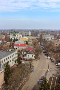 Kozelets kasaba yukarıdan Panoraması