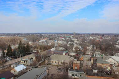 Kozelets kasaba yukarıdan Panoraması