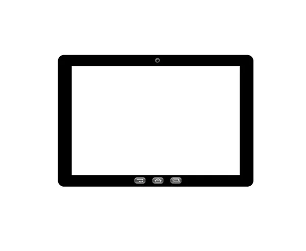 Tablet PC's geïsoleerd — Stockfoto