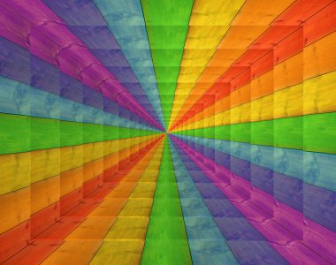 ahşap panoları üzerinden parlak soyutlama