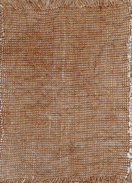 Sacking Texture Patterned Fabric Natural Textile Empty Fabric Background Linen — Stock Photo, Image