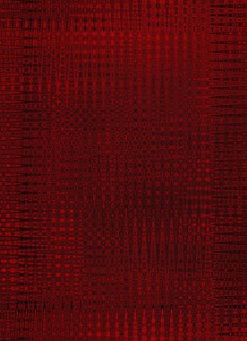 Kırmızı soyut arka plan. Kırmızımsı soyutlama. Desenli doku. Kumaş dokusu. Tekstil desenli arka plan. Tuval kırmızısı