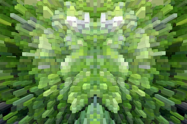 Groene abstracte achtergrond met scherpe doornen — Stockfoto