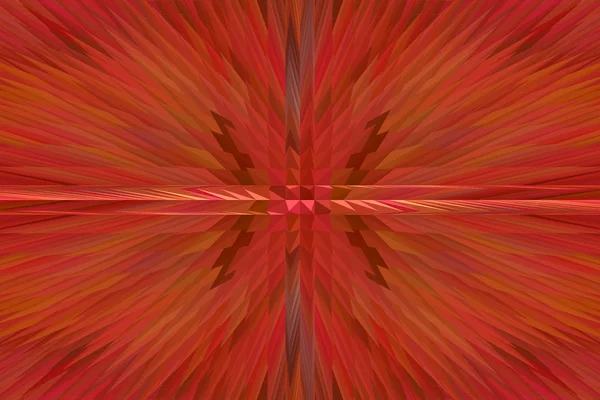 Fond abstrait rouge avec des épines pointues — Photo