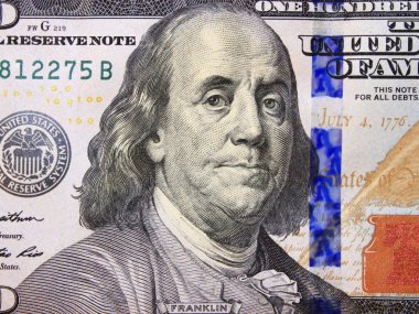 100 dolarlık banknot Başkan görüntüsü ile
