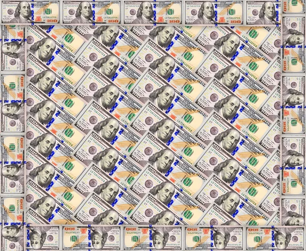 Texture des billets en dollars — Photo