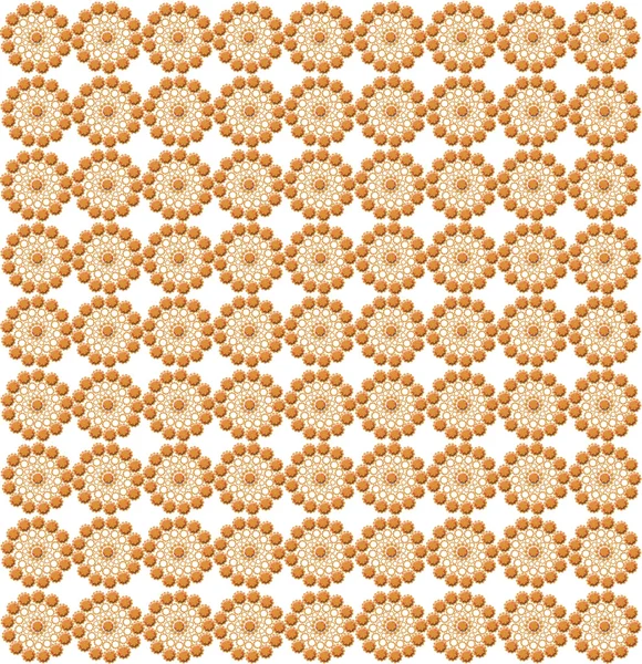 Luxurious wallpapers with round brown patterns — Stock Photo, Image