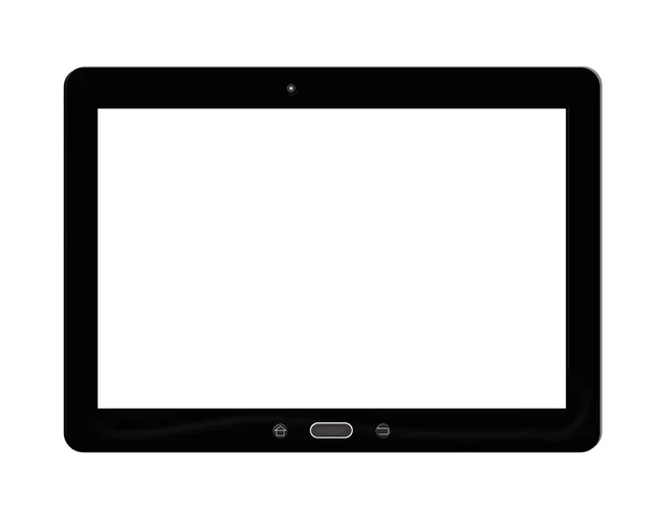 Illustration of black tablet — Stock Photo, Image