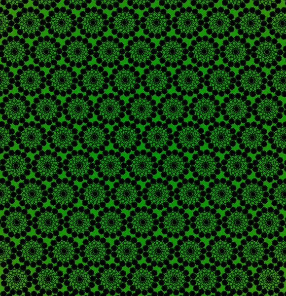 Wallpapers with round abstract green patterns — Stock Photo, Image