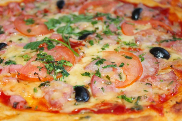 Välsmakande pizza — Stockfoto