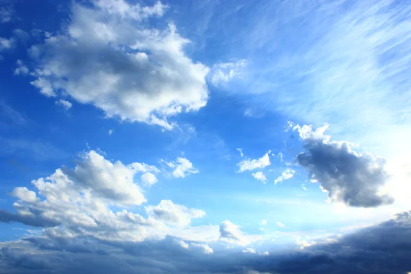 Beautiful blue clouds — Stock Photo, Image