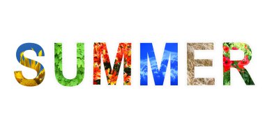 kelime yaz farklı harfler üzerinde beyaz izole tarafından