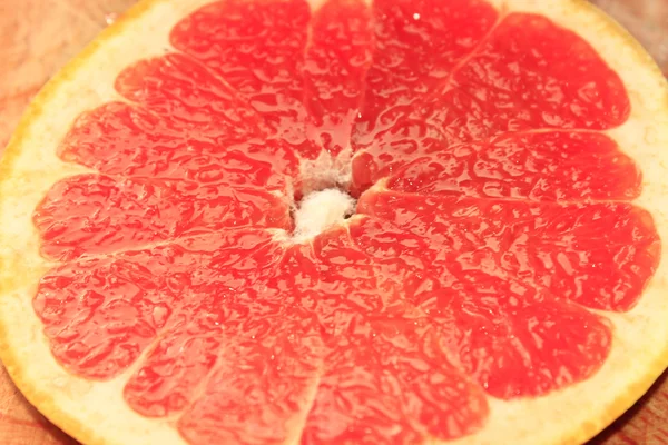 Background from the cut fruit of grapefruit — Stock Photo, Image