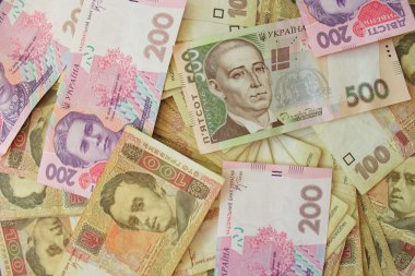 farklı Ukraynalı para nakit