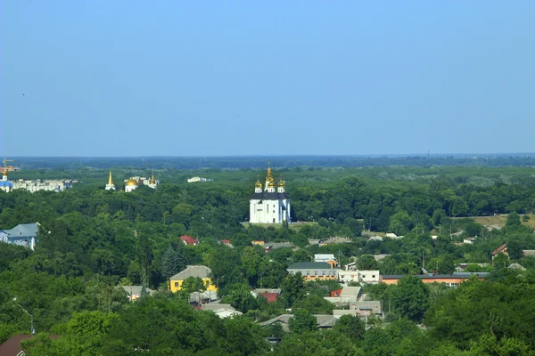 A fenti Chernihiv város panorámája — Stock Fotó