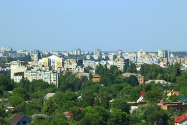 Chernihiv şehre yukarıdan görüntülemek 