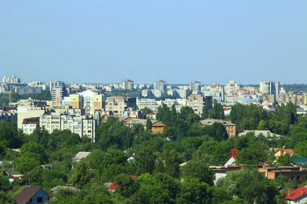 Вид на город Чернигов сверху — стоковое фото