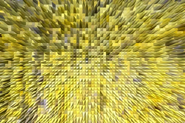 Yellow texture with patterned sharp abstraction — Stock Photo, Image