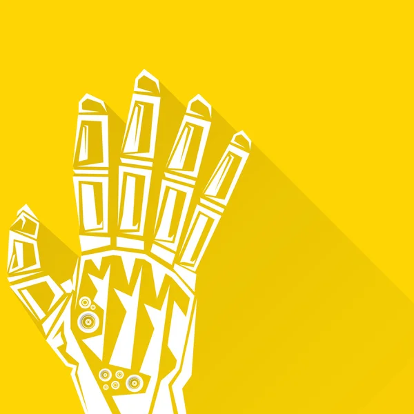 Vektor robotkar szimbólum. robot kezét. — Stock Vector