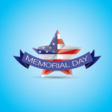 Ulusal bayrak renginde yıldızlı Anma Günü