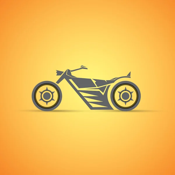 Etichetta del motociclo, distintivo. motociclo astratto — Vettoriale Stock
