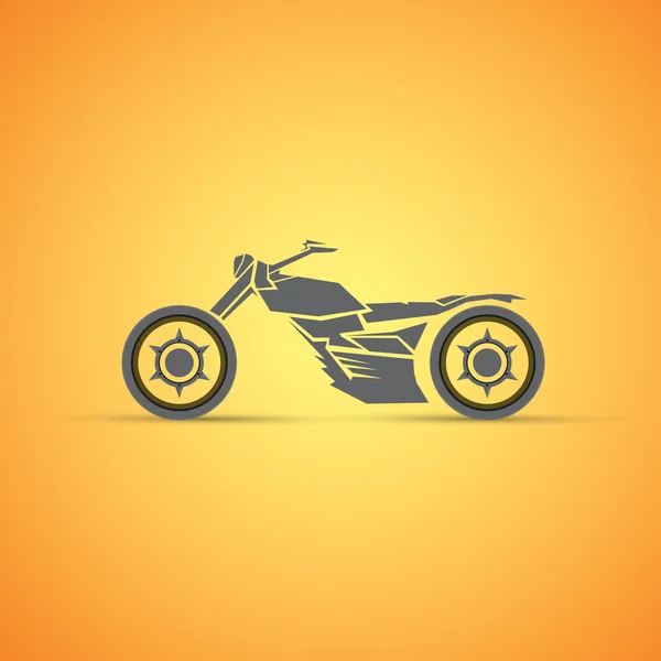 Étiquette de moto, badge. moto abstraite — Image vectorielle