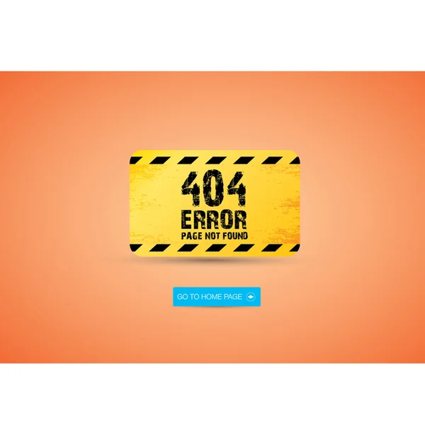 Kreative Seite nicht gefunden, 404 Fehler — Stockvektor