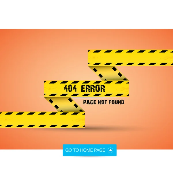 創造的なページが見つかりません、エラー 404 — ストックベクタ