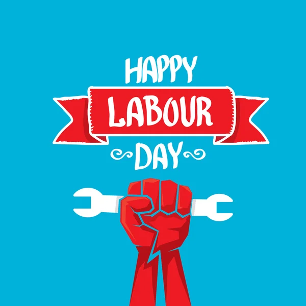 1 Mayıs - İşçi Bayramı. İşçi Bayramı poster vektör