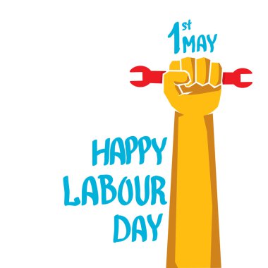 vektör mutlu İşçi Bayramı poster