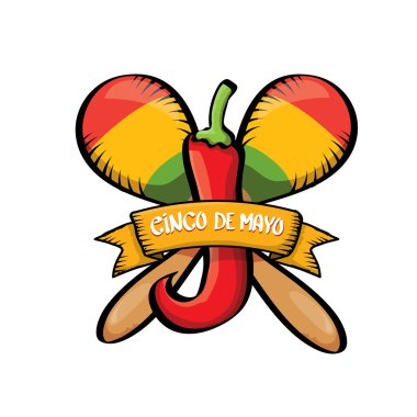 Cinco de Mayo vektör simgesi