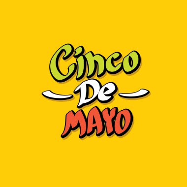Cinco de Mayo vektör kavramı