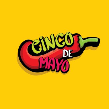 Cinco de Mayo vektör kavramı