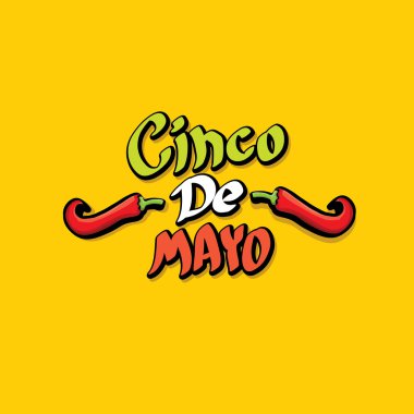 Cinco de Mayo vektör kavramı