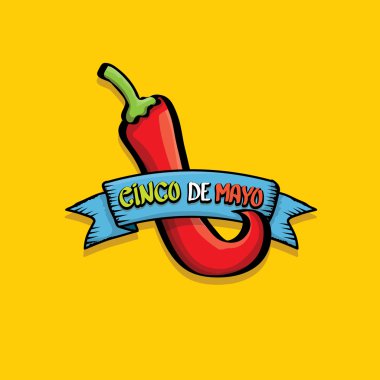 Cinco de Mayo vektör kavramı