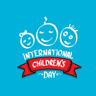 1 Haziran uluslararası çocuk gün arka plan.