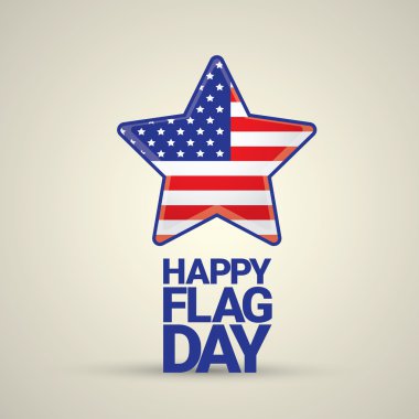 Mutlu bayrak günü vektör arka plan.