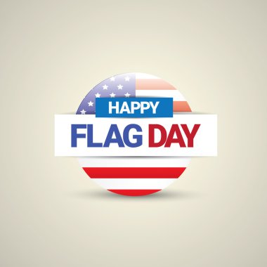 Mutlu bayrak günü vektör arka plan.