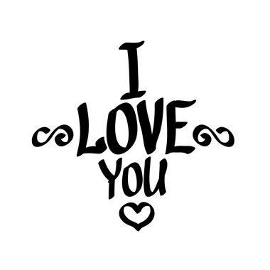 Metin karalamalar aşk vektör mektupları