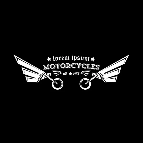 Wektor vintage motocykl etykiety lub znaczek — Wektor stockowy