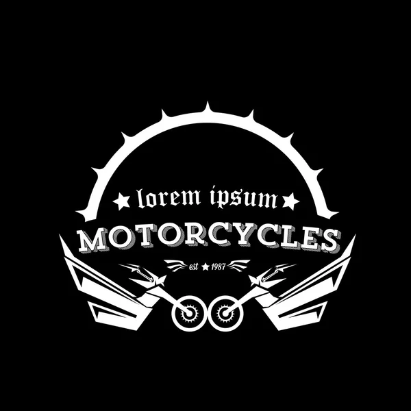 Wektor vintage motocykl etykiety lub znaczek — Wektor stockowy