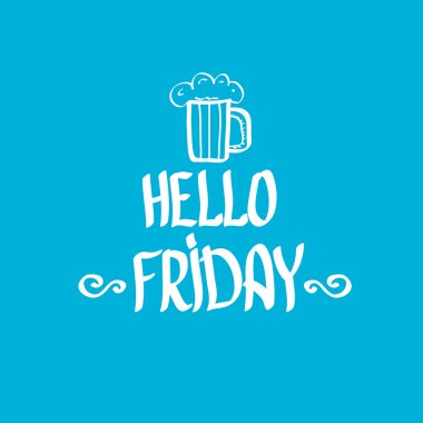 mutlu Cuma vektör arka plan.