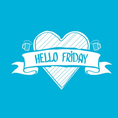 mutlu Cuma vektör arka plan.