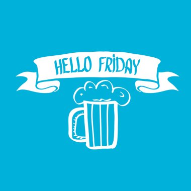 mutlu Cuma vektör arka plan.