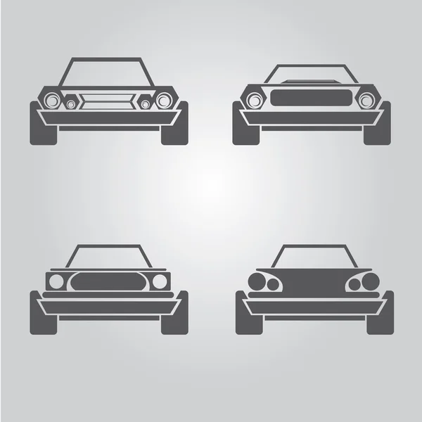 Car logo set. vector car icons collection — Stock Vector