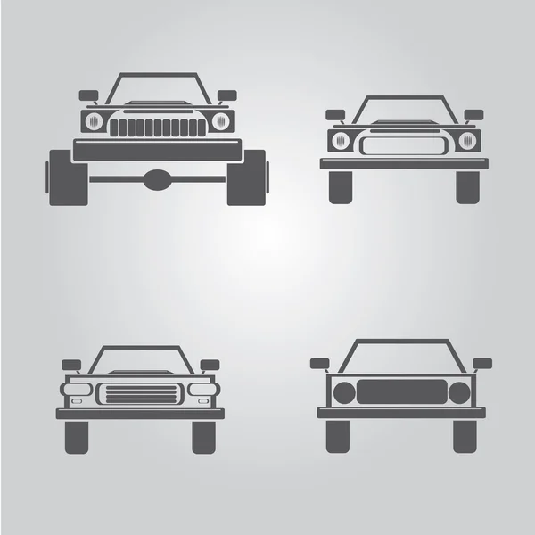 Car logo set. vector car icons collection — Stock Vector